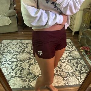 Women's Texas A&M Maroon Athletic Shorts